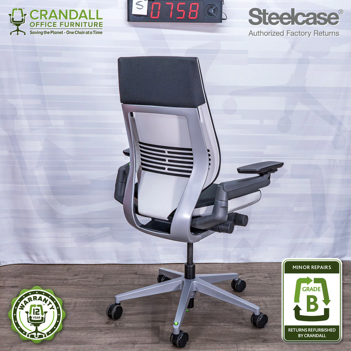 S-0758 - Steelcase Gesture - Grade B - Image 2