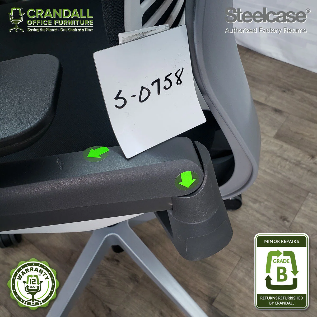 S-0758 - Steelcase Gesture - Grade B - Image 3