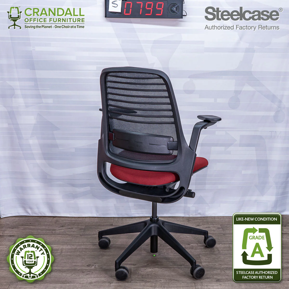 S-0799 - Steelcase Series 1 - Grade A - Image 2