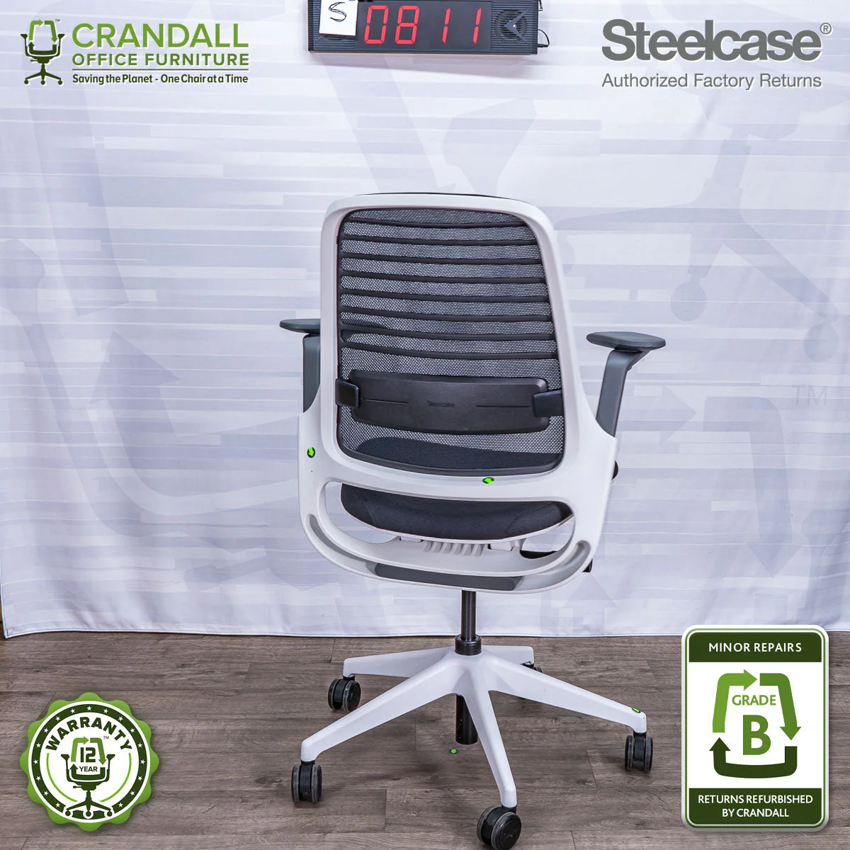 S-0811 - Steelcase Series 1 - Grade B - Image 2