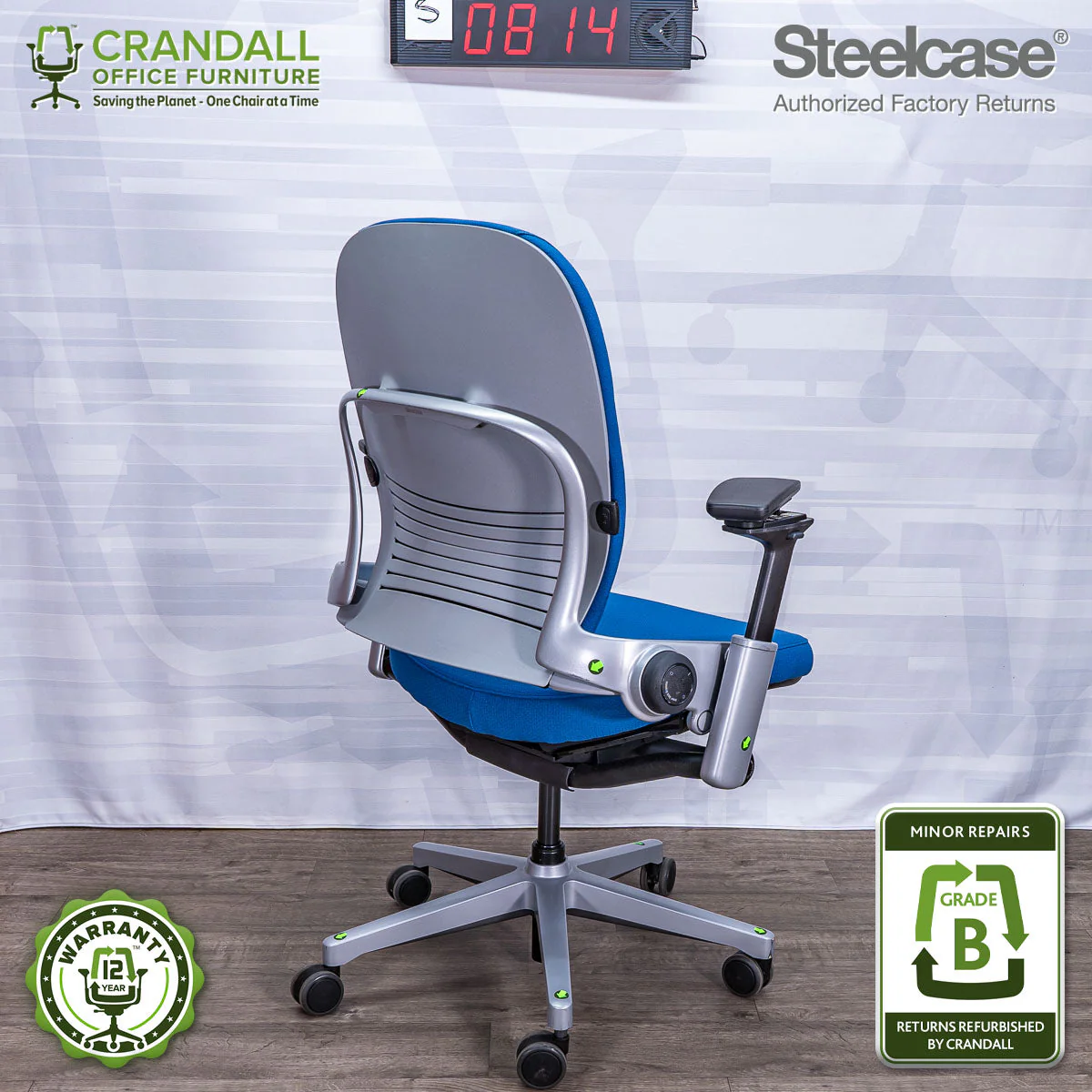 S-0814 - Steelcase Leap Plus - Grade B - Image 2