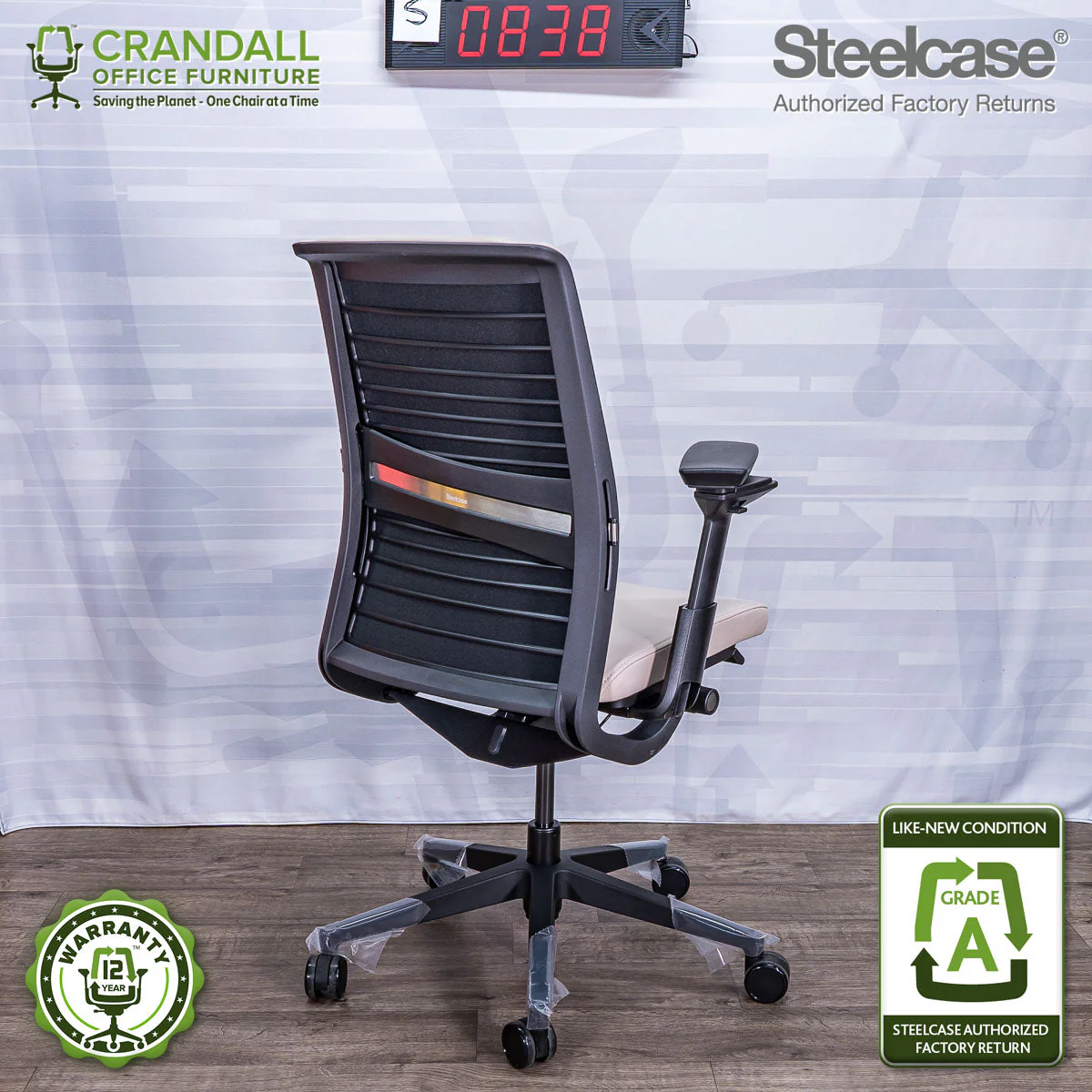 S-0838 - Steelcase V2 Think - Grade A - Image 2