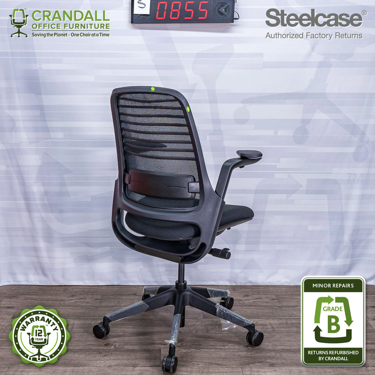 S-0855 - Steelcase Series 1 - Grade B - Image 2