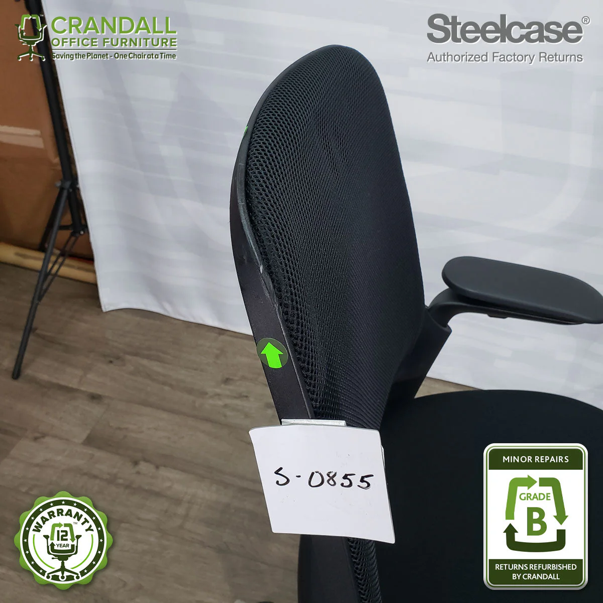 S-0855 - Steelcase Series 1 - Grade B - Image 3