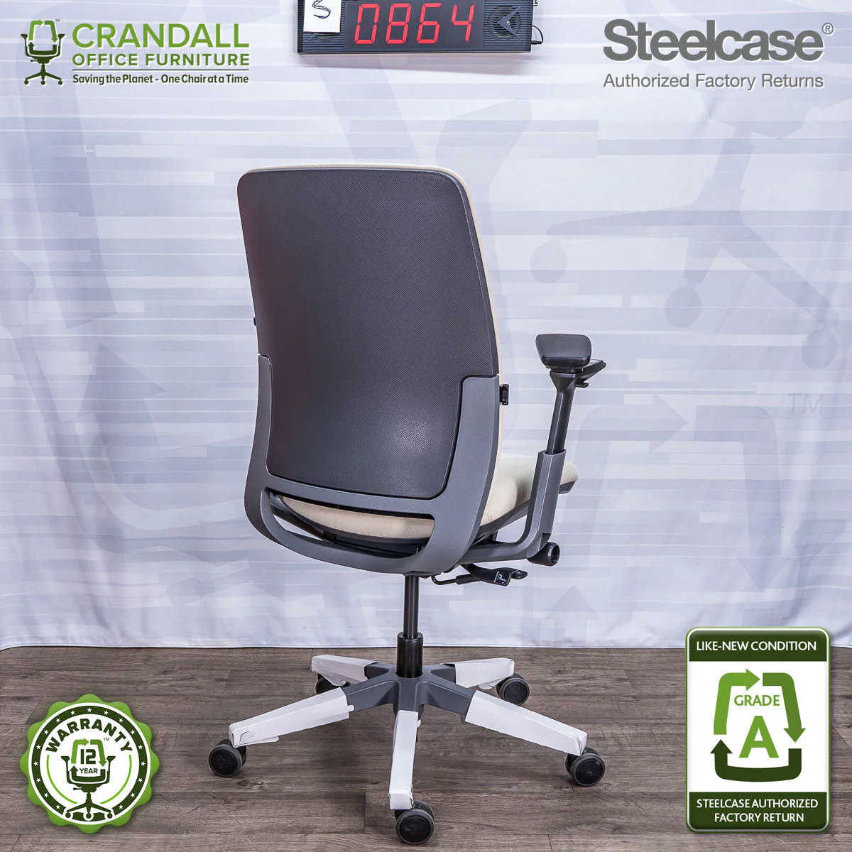 S-0864 - Steelcase Amia - Grade A - Image 2
