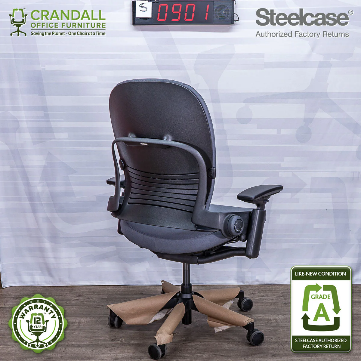 S-0901 - Steelcase Leap Plus - Grade A - Image 2