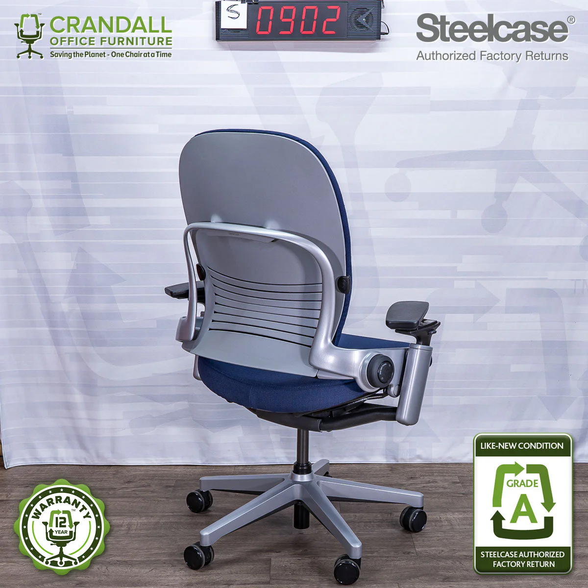 S-0902 - Steelcase Leap Plus - Grade A - Image 2