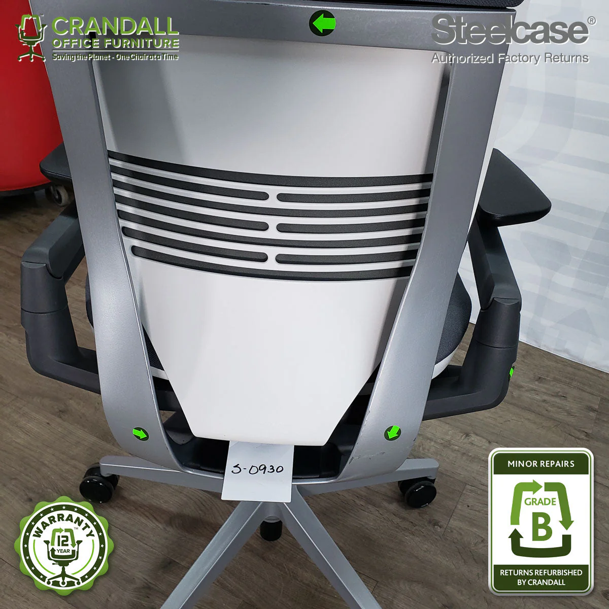 S-0930 - Steelcase Gesture - Grade B - Image 3