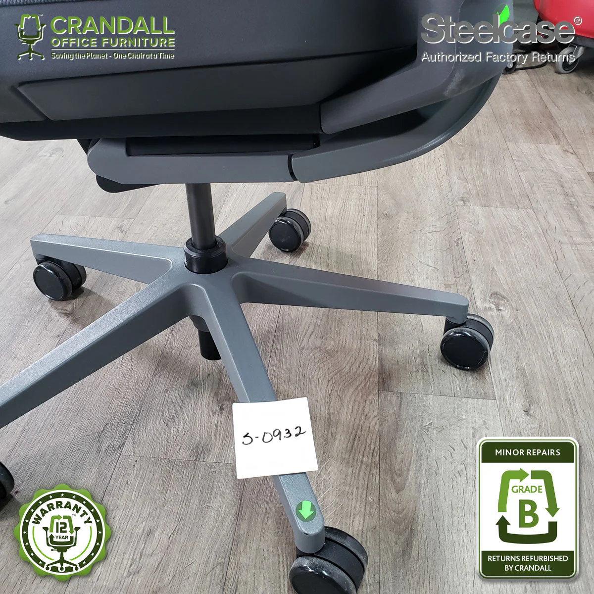 S-0932 - Steelcase Gesture - Grade B - Image 4