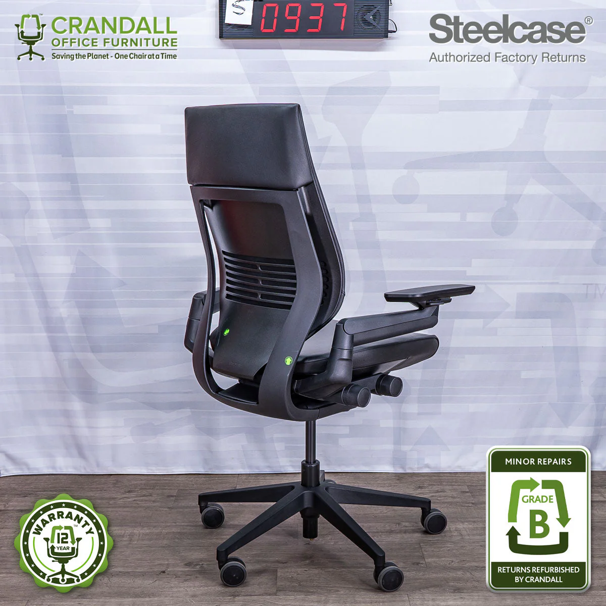 S-0937 - Steelcase Gesture - Grade B - Image 2