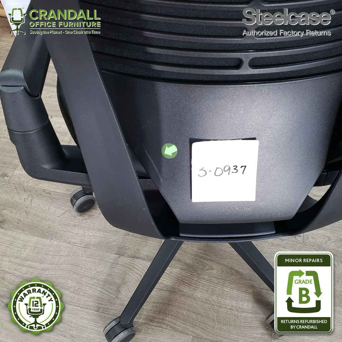 S-0937 - Steelcase Gesture - Grade B - Image 3