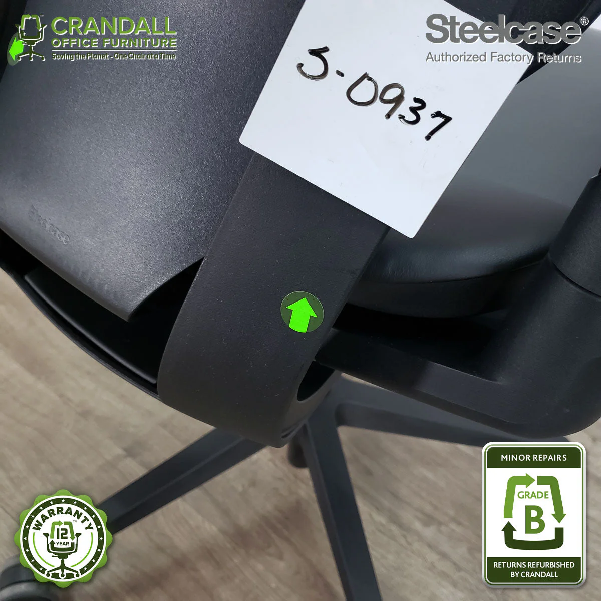S-0937 - Steelcase Gesture - Grade B - Image 4