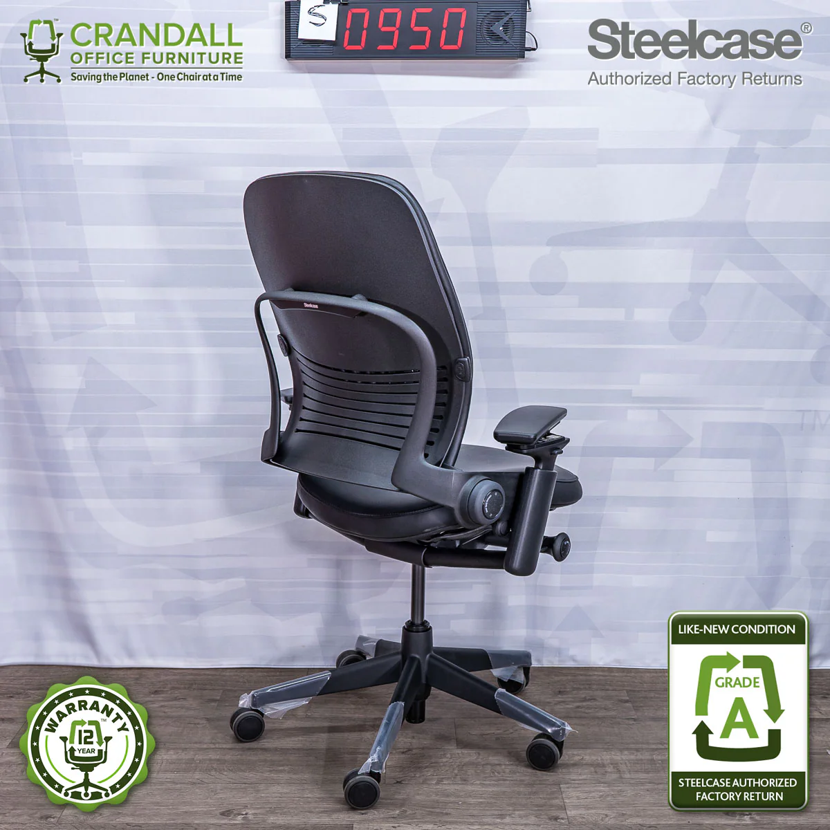 S-0950 - Steelcase V2 Leap - Grade A - Image 2