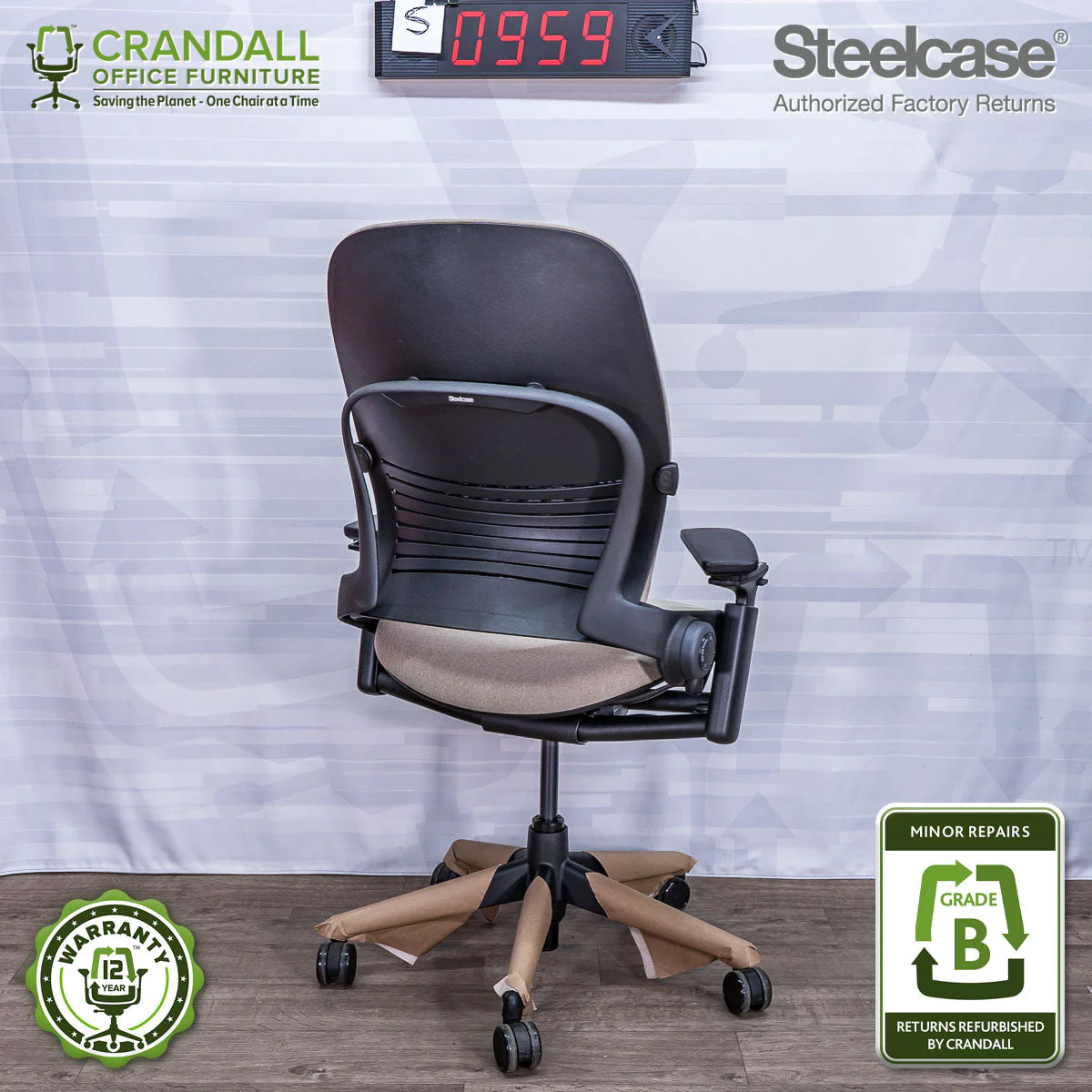 S-0959 - Steelcase V2 Leap - Grade A - Image 2