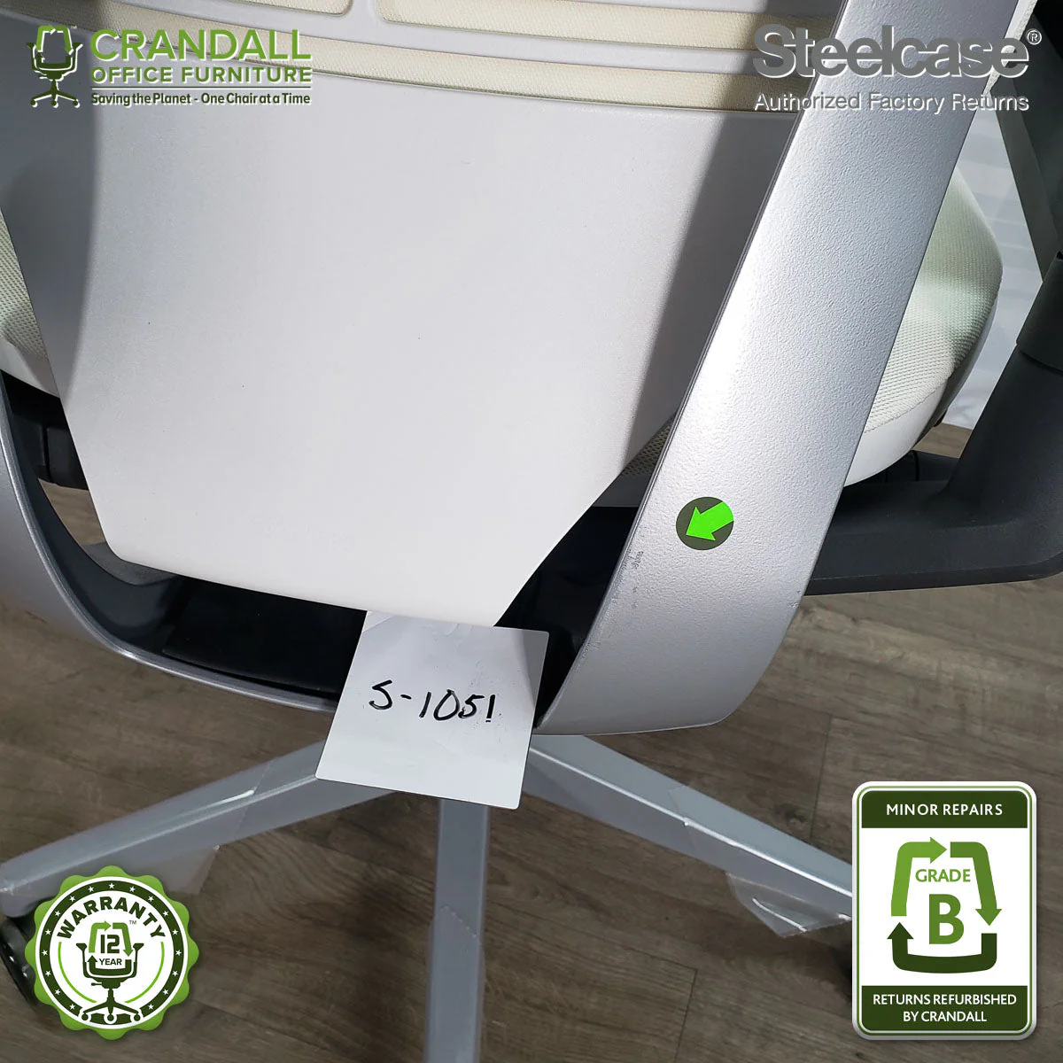 S-1051 - Steelcase Gesture - Grade B - Image 3