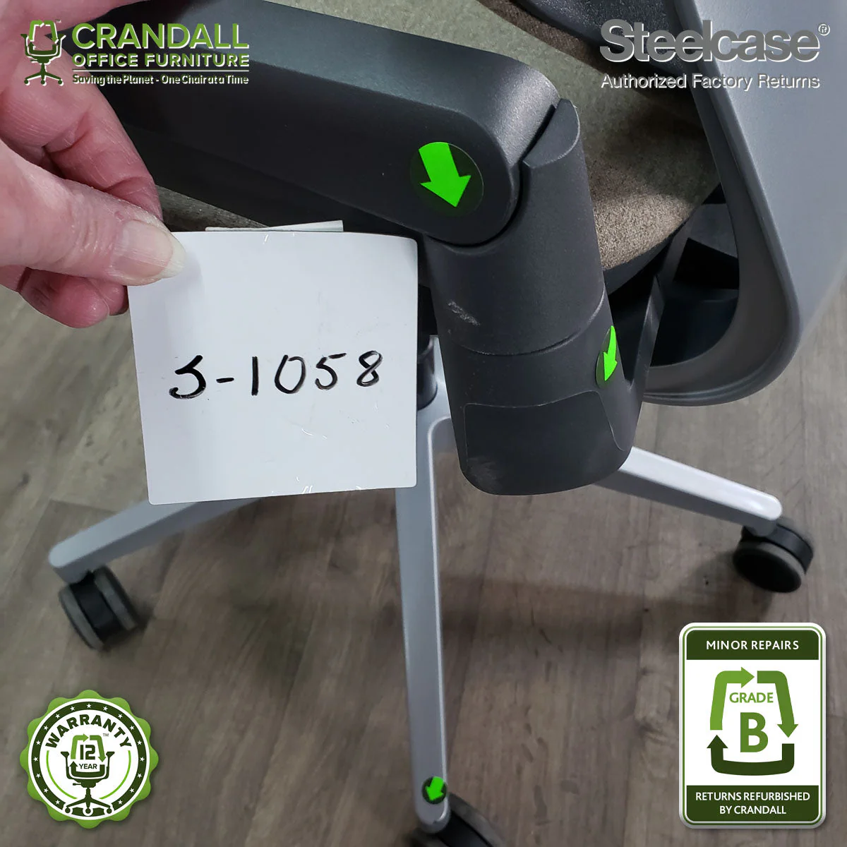 S-1058 - Steelcase Gesture - Grade B - Image 3