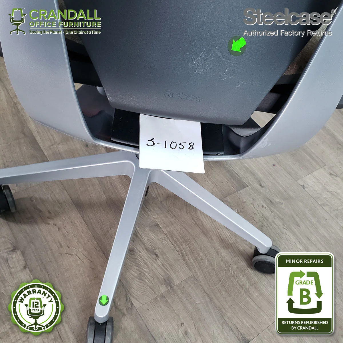 S-1058 - Steelcase Gesture - Grade B - Image 4