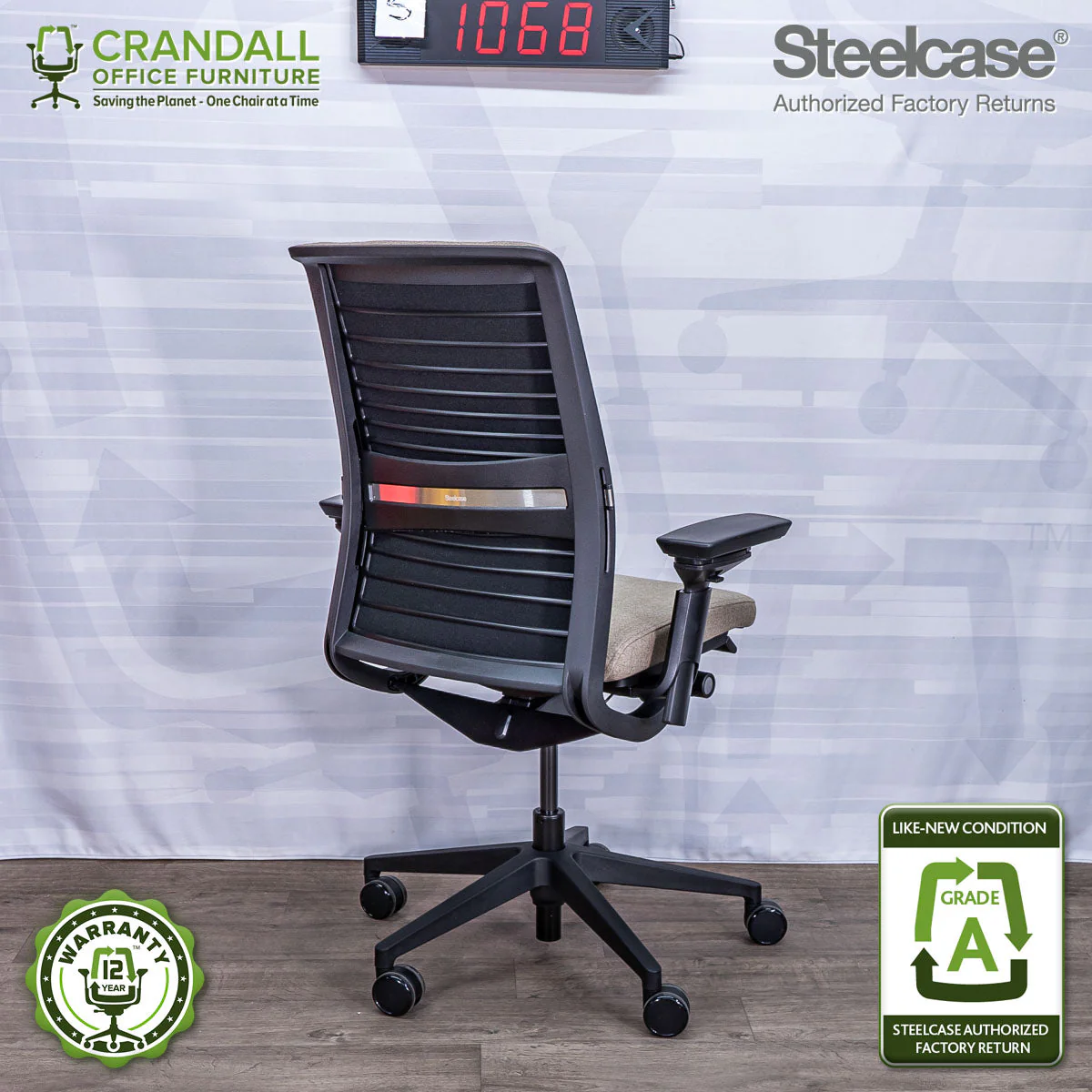 S-1068 - SteelcaseV2 Think - Grade A - Image 2