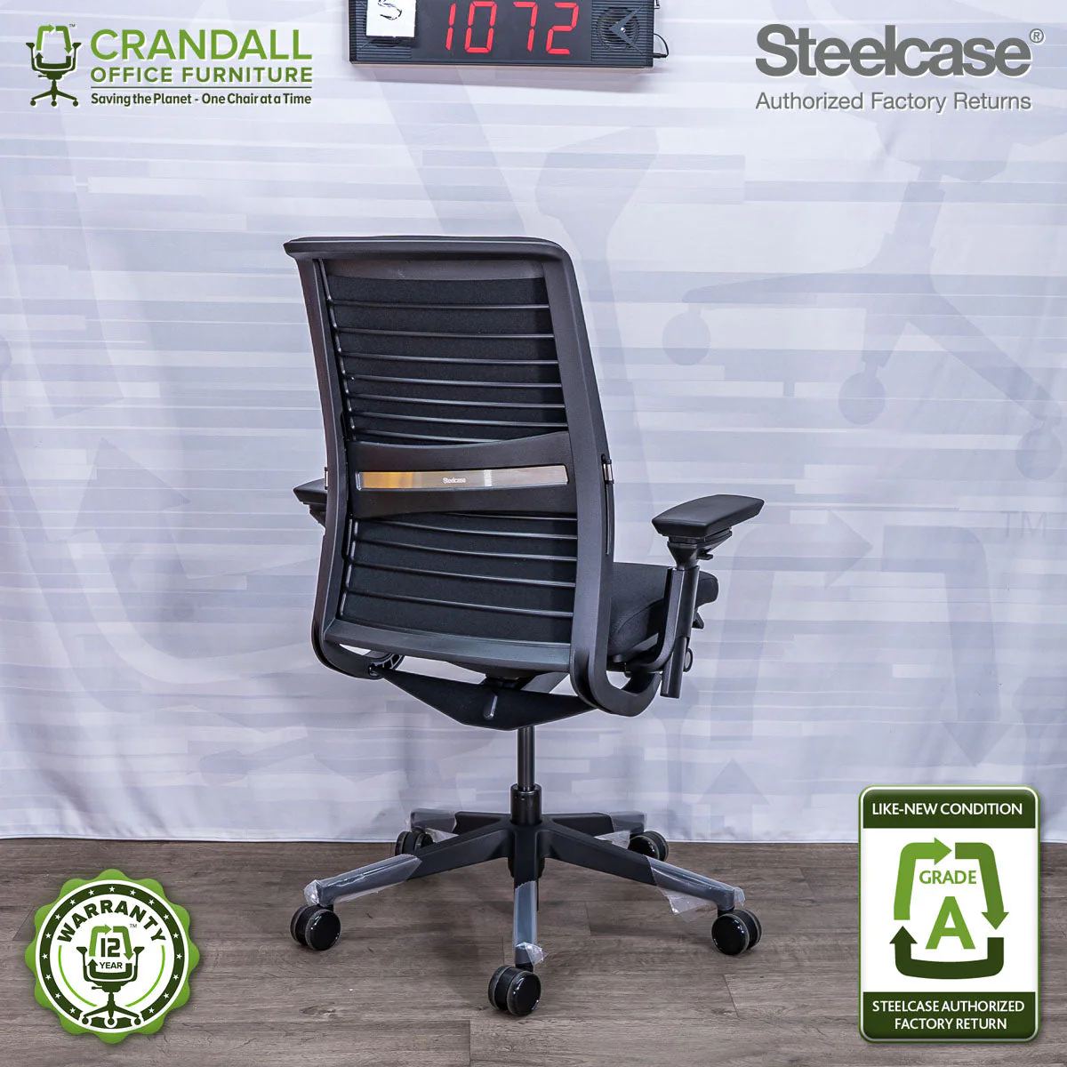 S-1072 - SteelcaseV2 Think - Grade A - Image 2