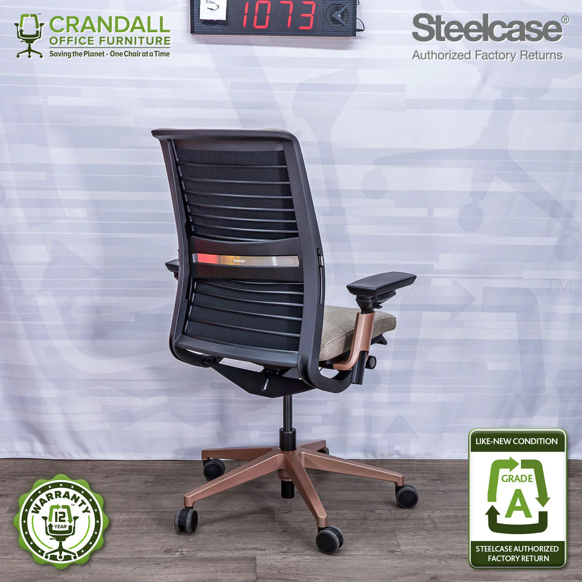 S-1073 - SteelcaseV2 Think - Grade A - Image 2