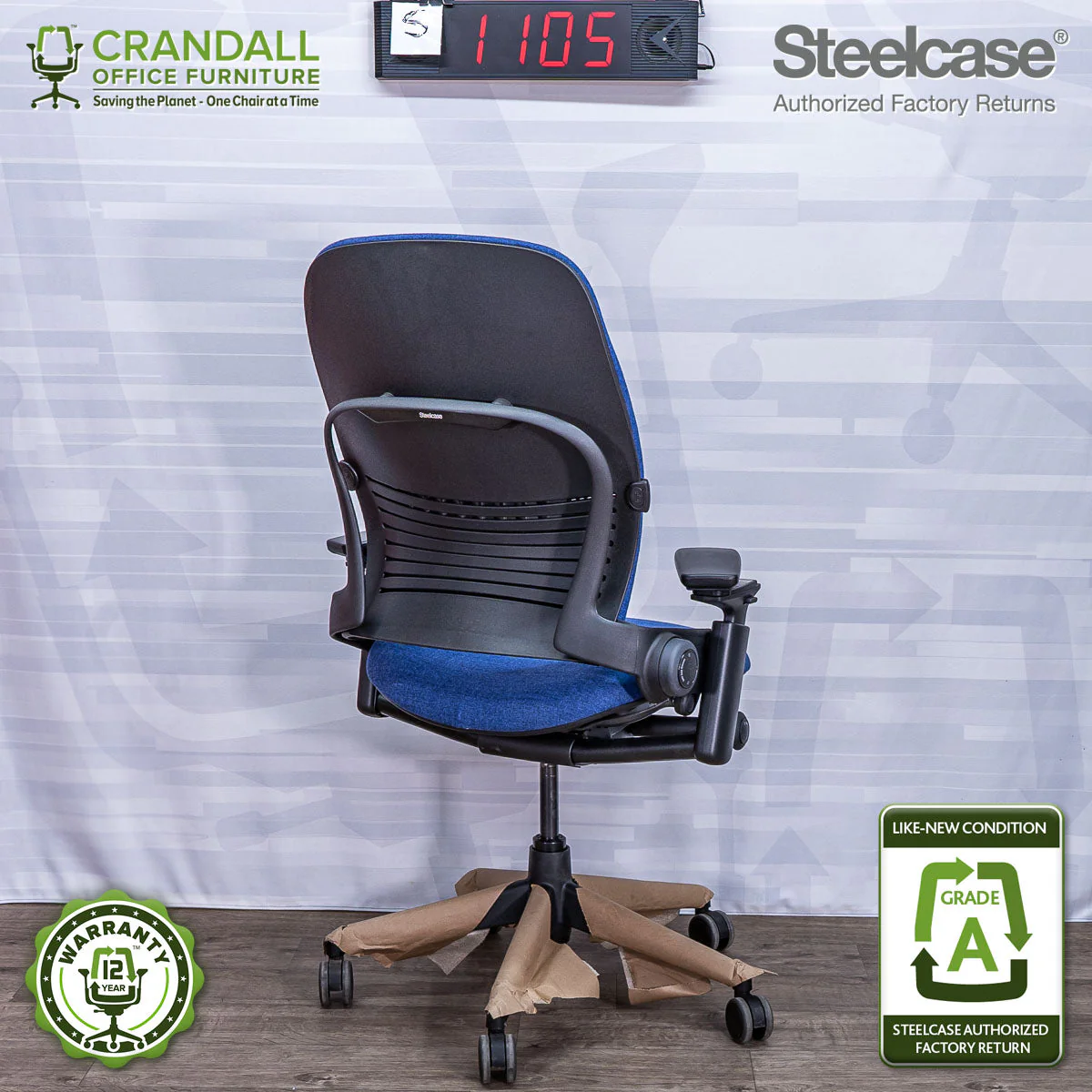 S-1105 - Steelcase V2 Leap - Grade A - Image 2
