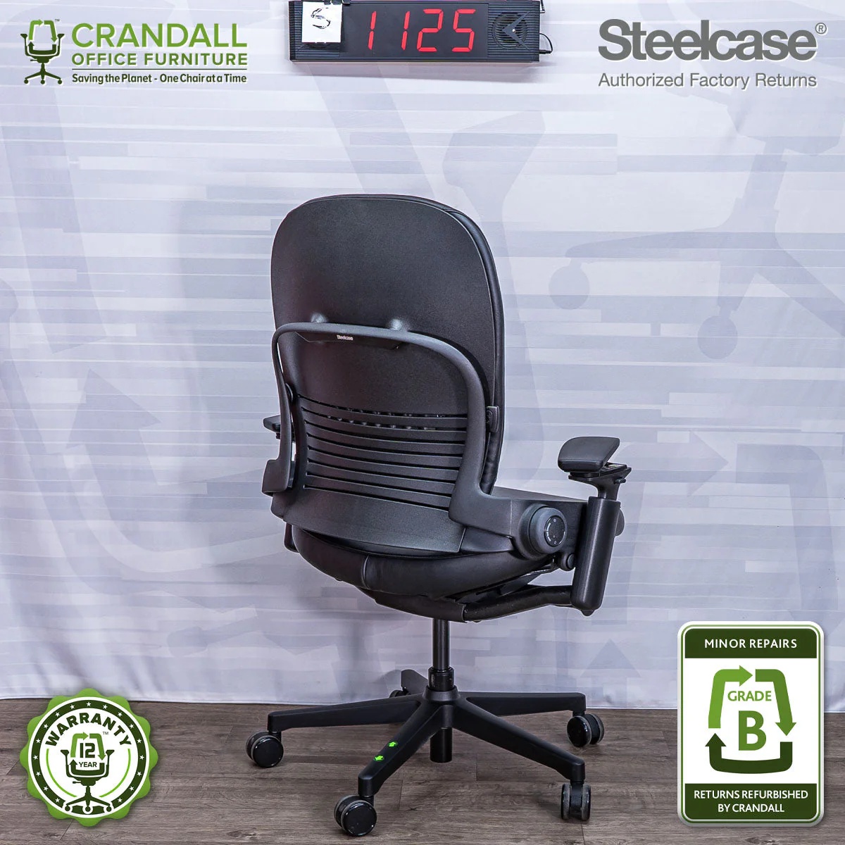 S-1125 - Steelcase Leap Plus - Grade B - Image 2