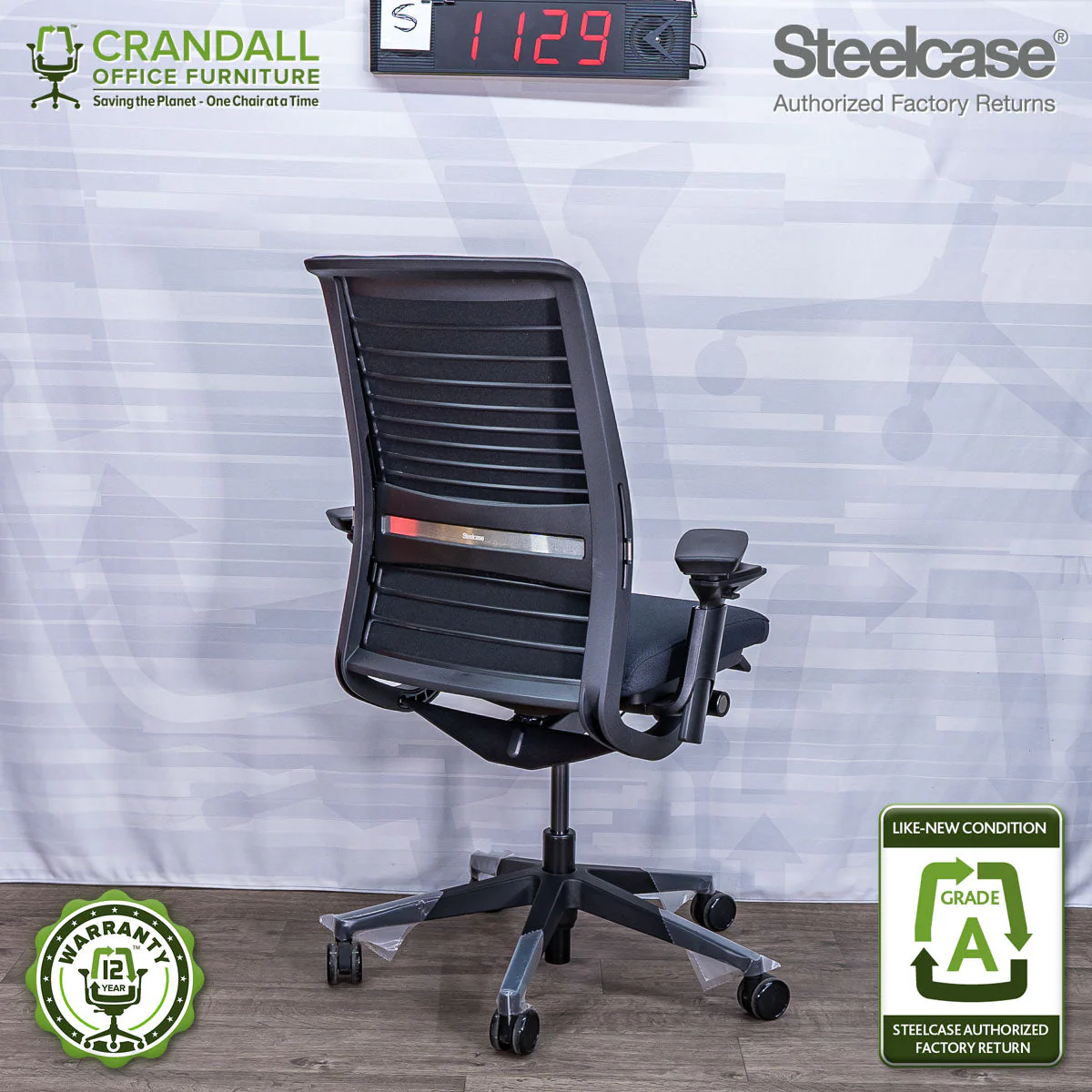 S-1129 - Steelcase V2 Think - Grade A - Image 2