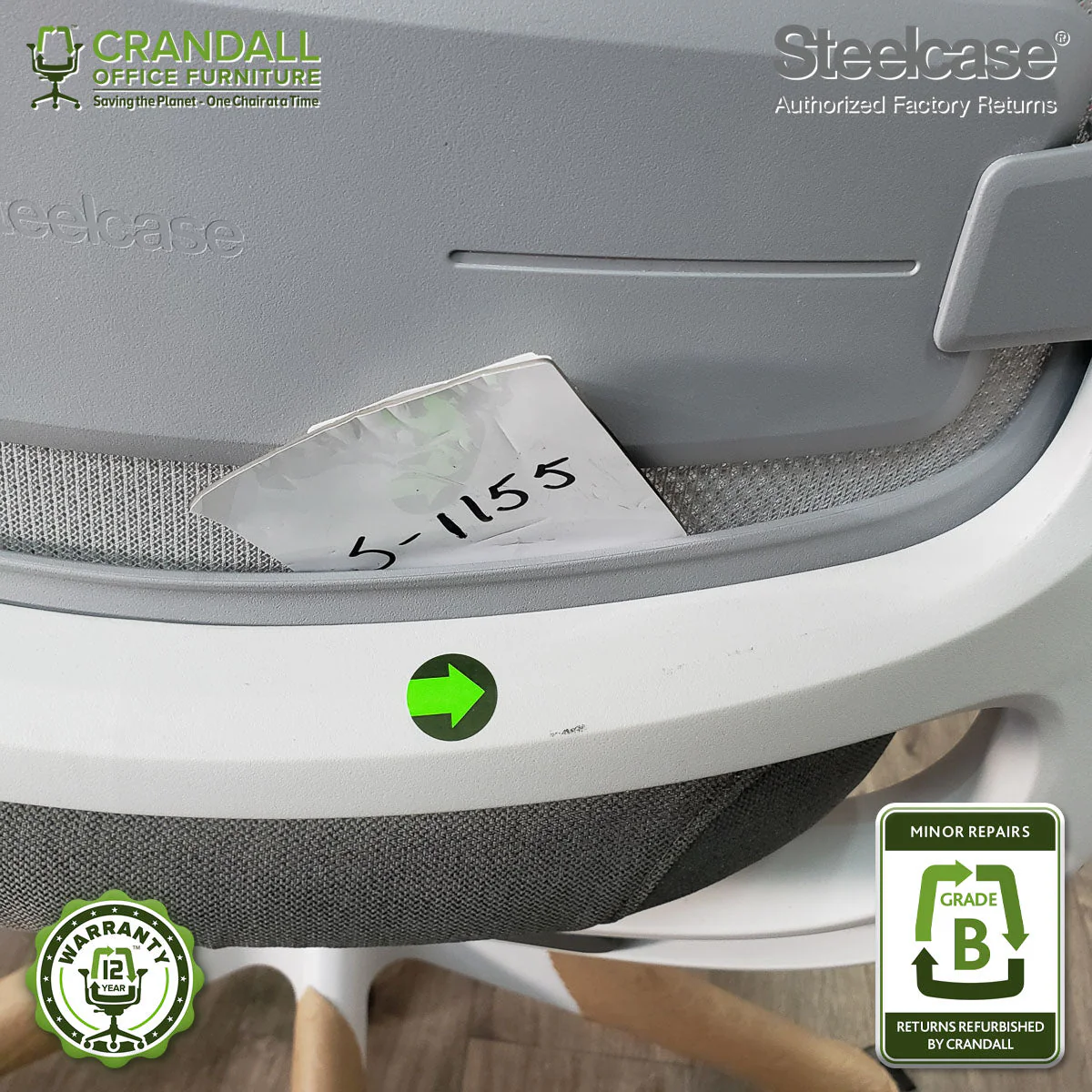 S-1155 - Steelcase Series 1 - Grade B - Image 4