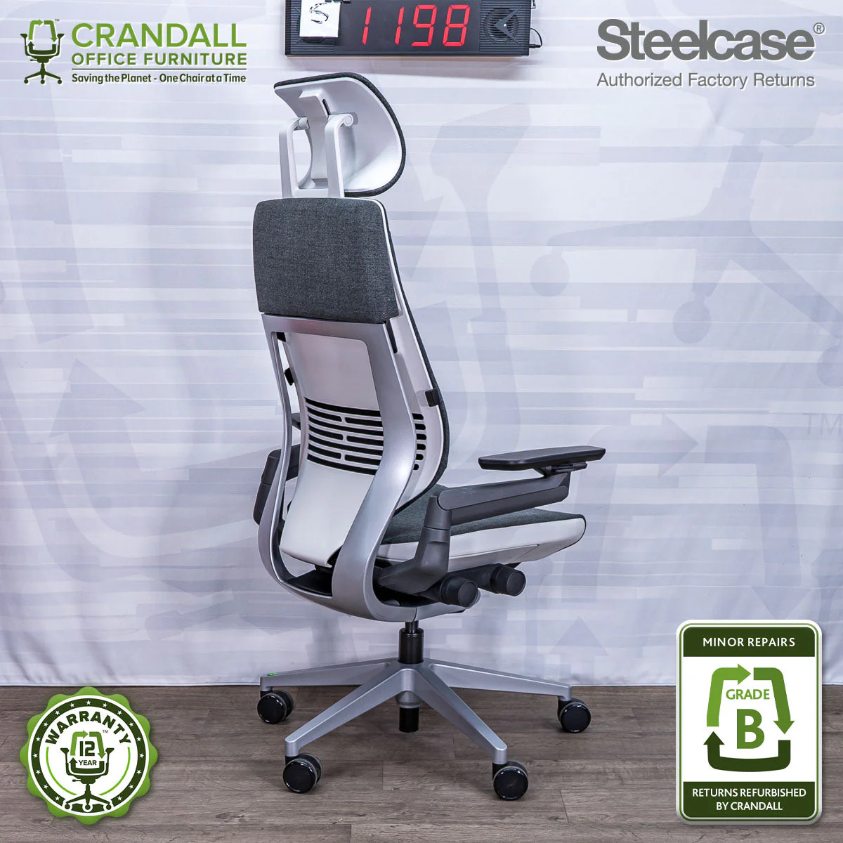 S-1198 - Steelcase Gesture - Grade B - Image 2