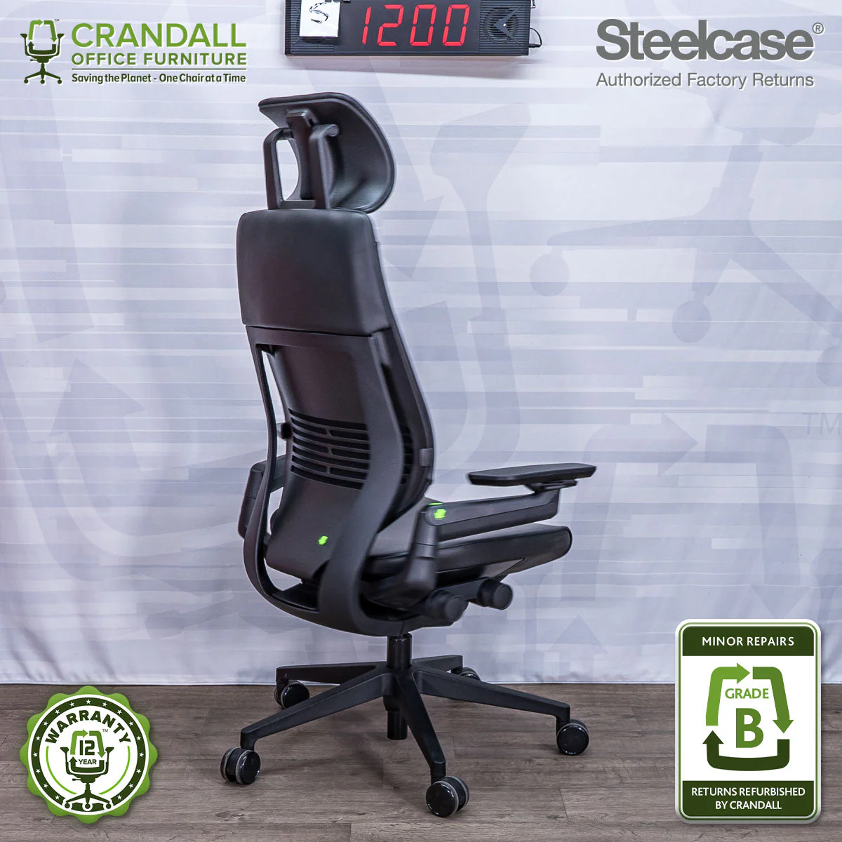 S-1200 - Steelcase Gesture - Grade B - Image 2