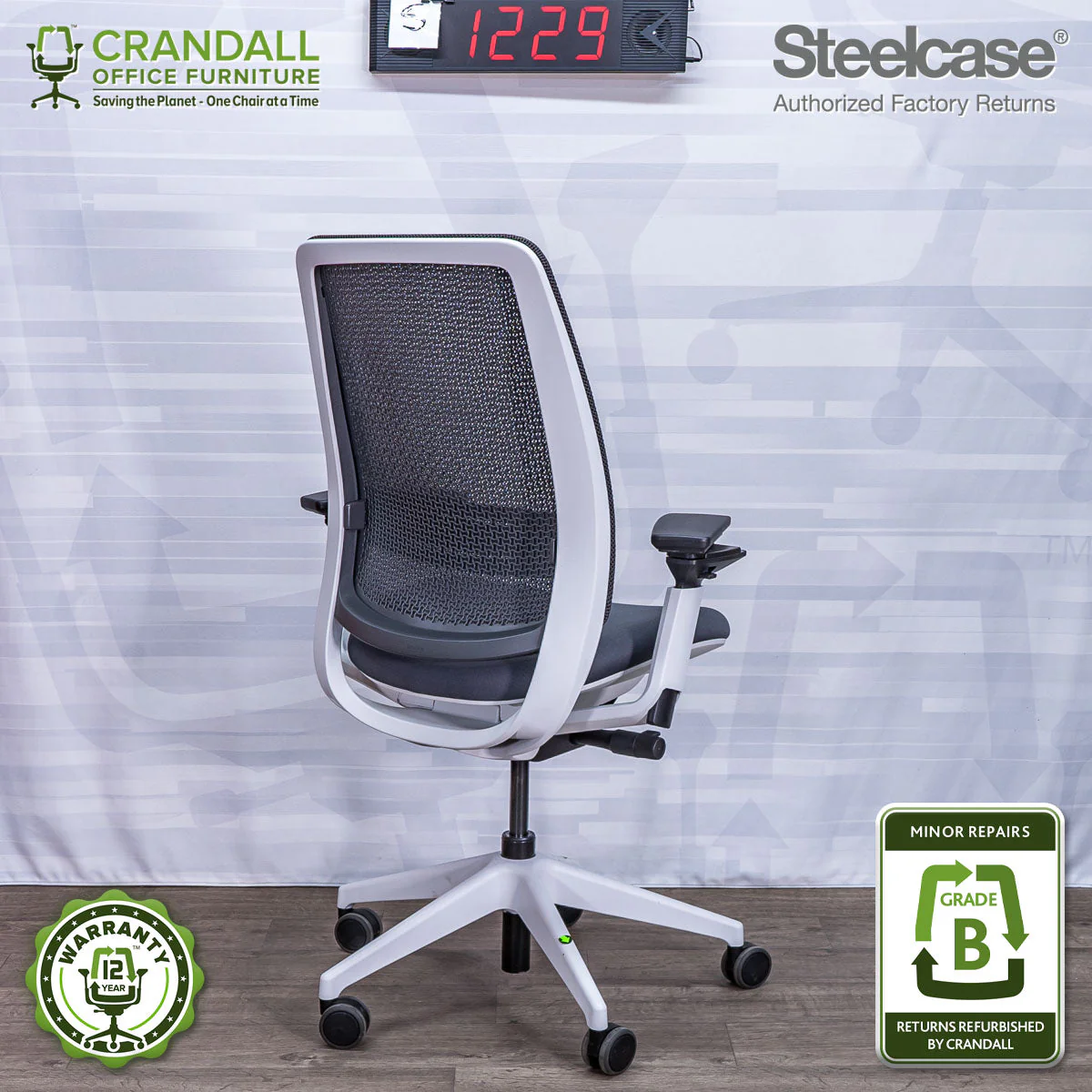 S-1229 - Steelcase Series 2 - Grade B - Image 2