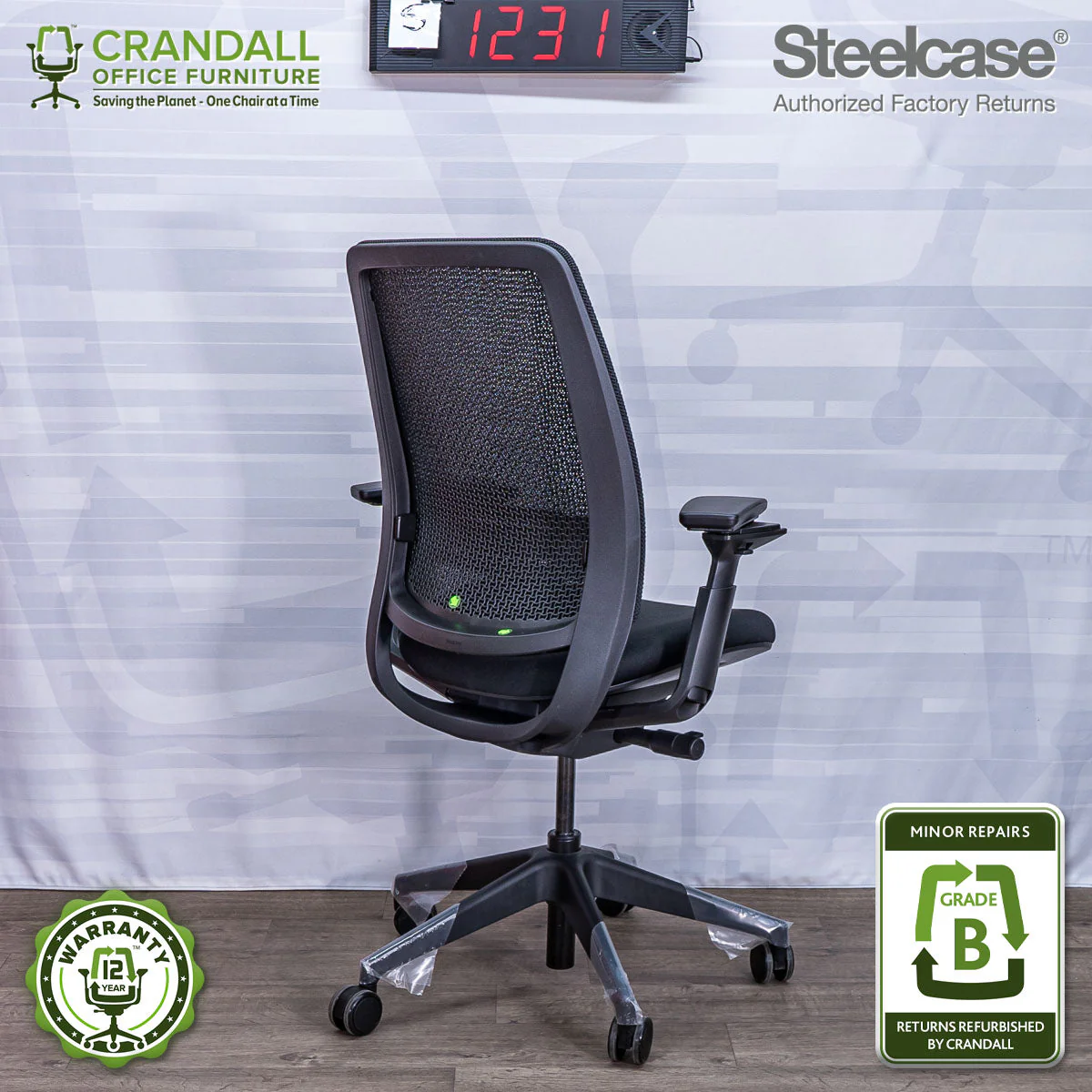 S-1231 - Steelcase Series 2 - Grade B - Image 2