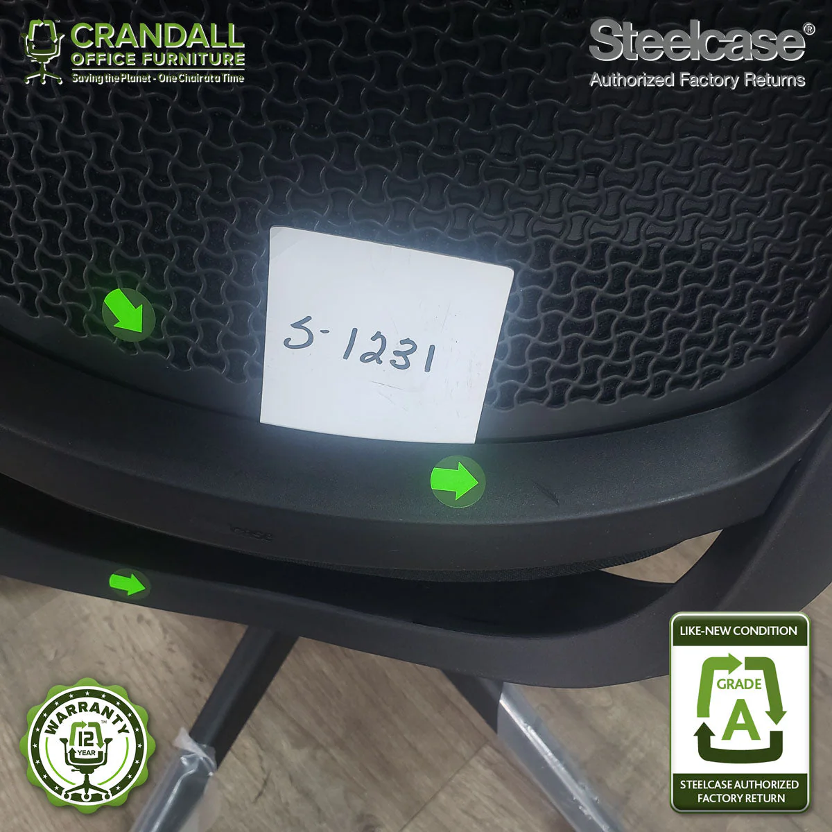 S-1231 - Steelcase Series 2 - Grade B - Image 3