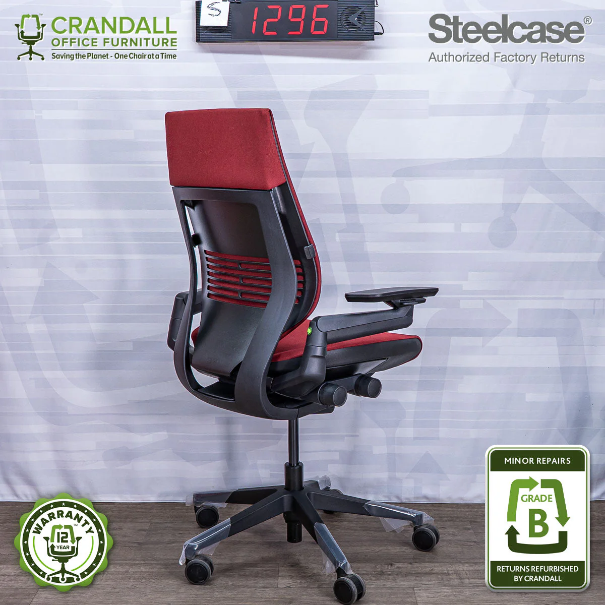 S-1296 - Steelcase Gesture - Grade B - Image 2
