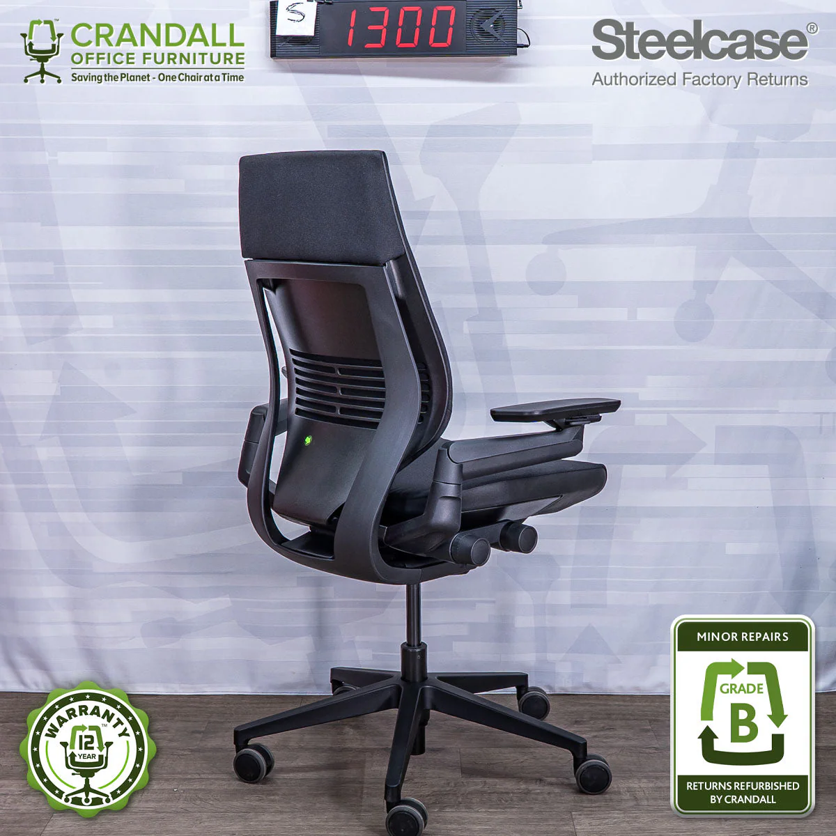 S-1300 - Steelcase Gesture - Grade B - Image 2