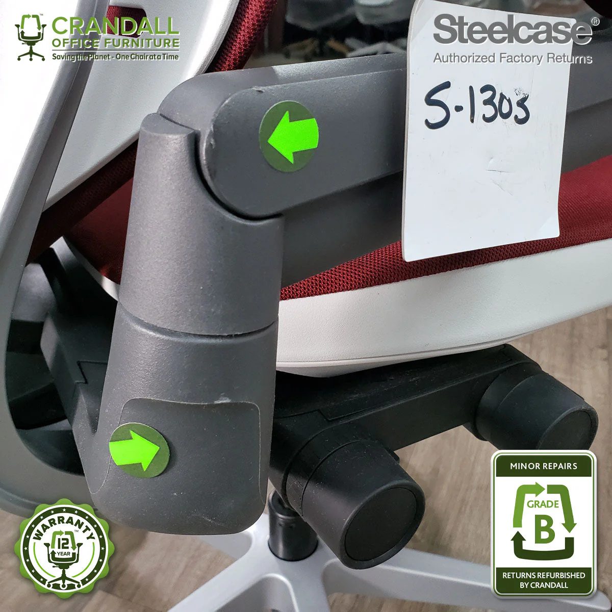 S-1302 - Steelcase Gesture - Grade B - Image 3