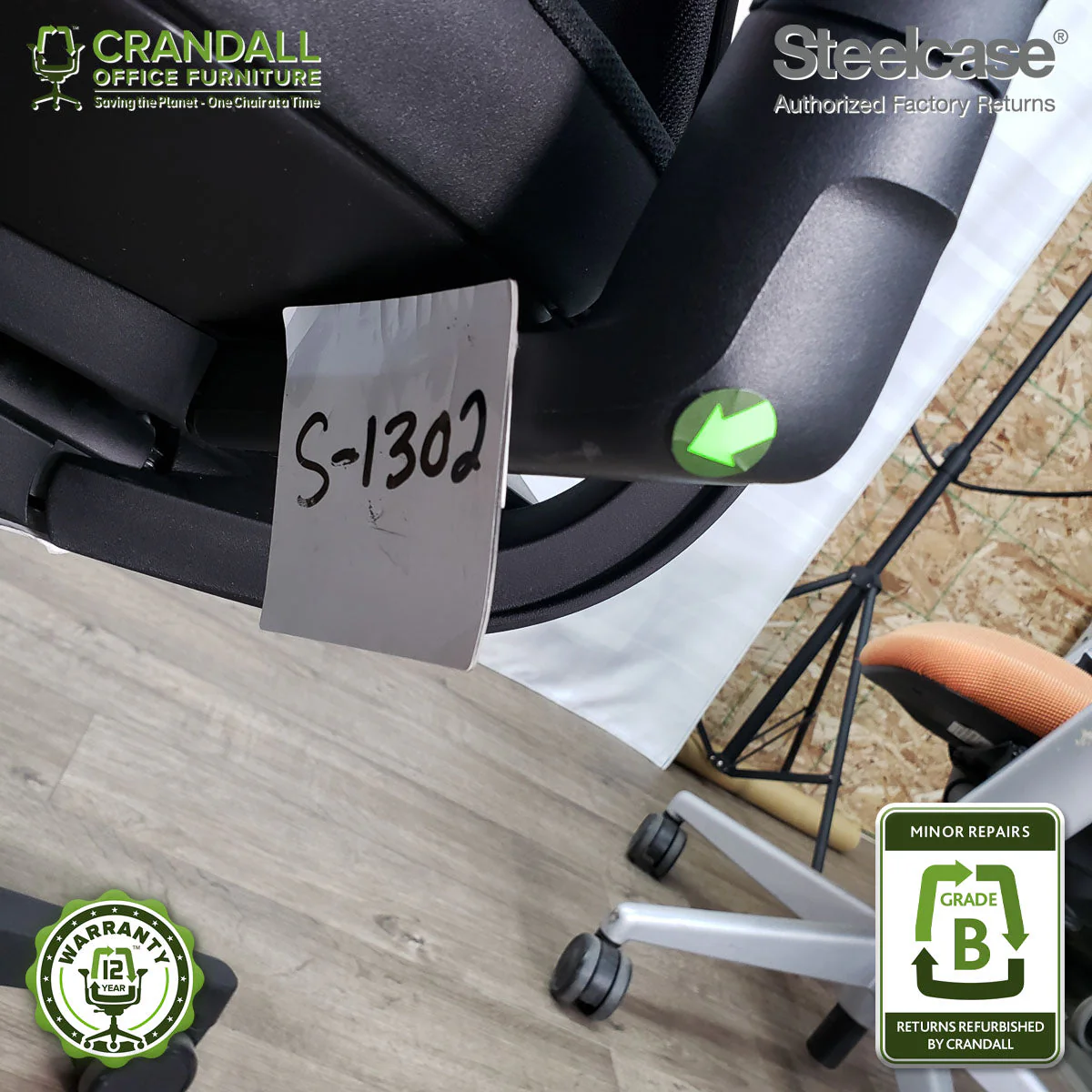 S-1302 - Steelcase Gesture - Grade B - Image 4