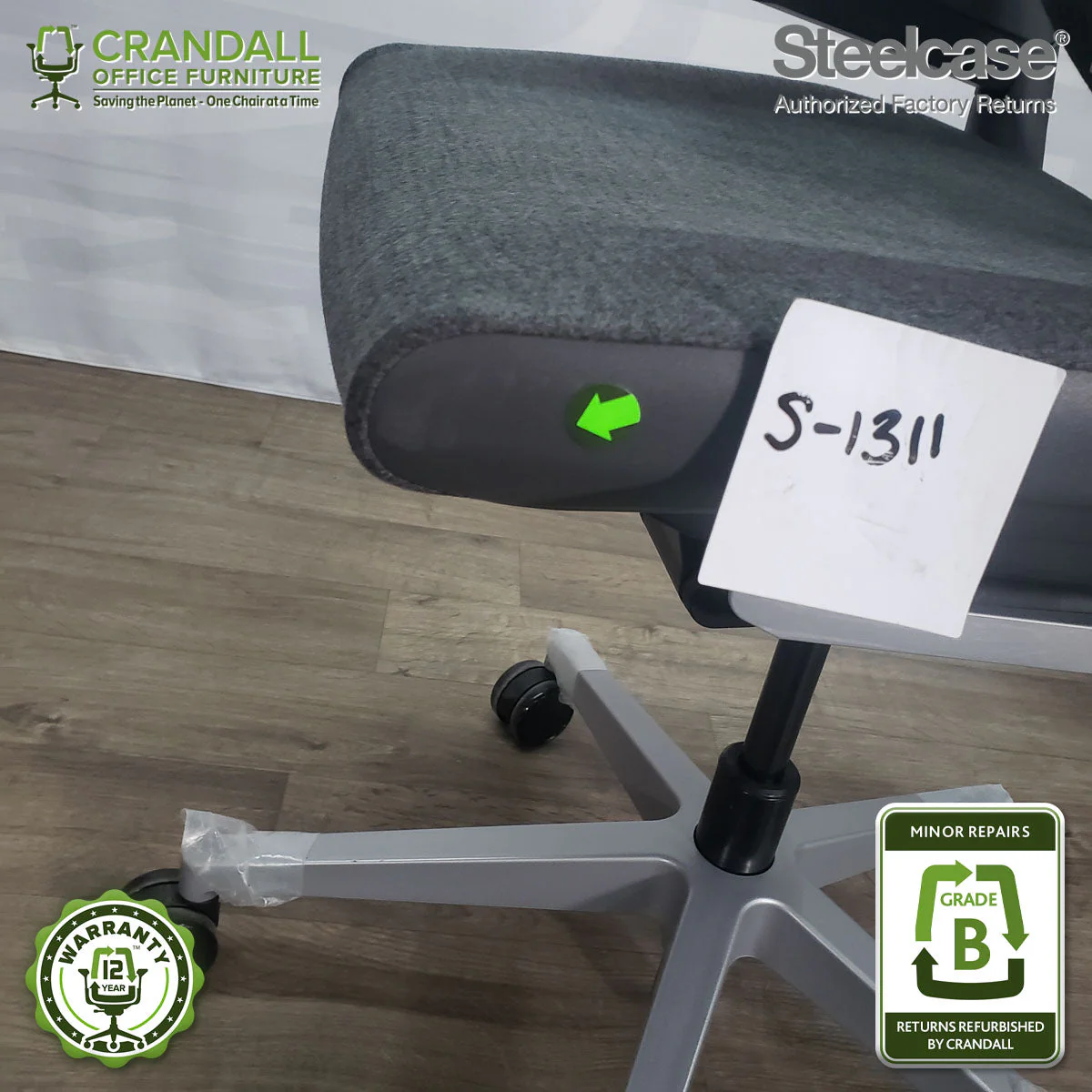 S-1311 - Steelcase Gesture - Grade B - Image 3