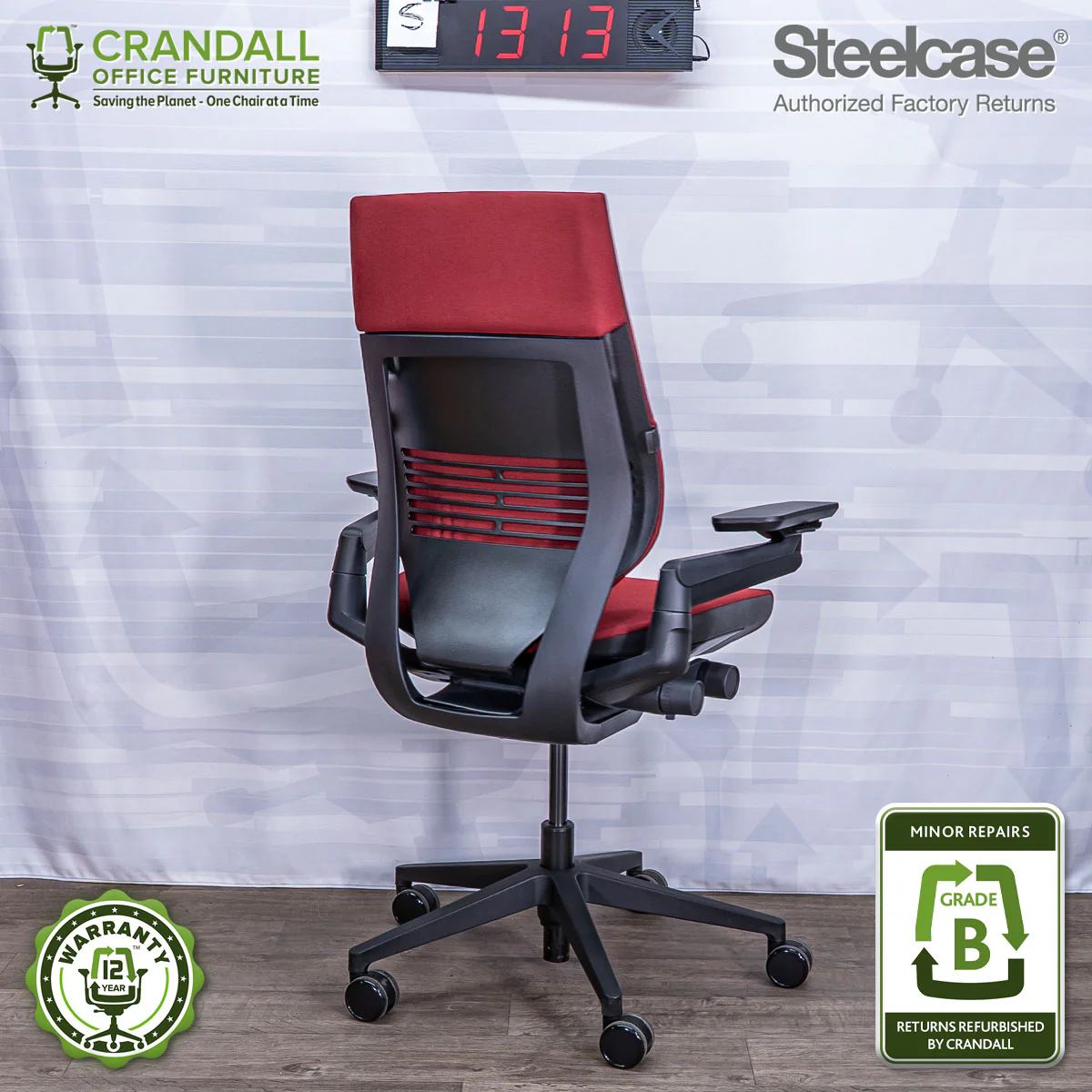 S-1313 - Steelcase Gesture - Grade B - Image 2