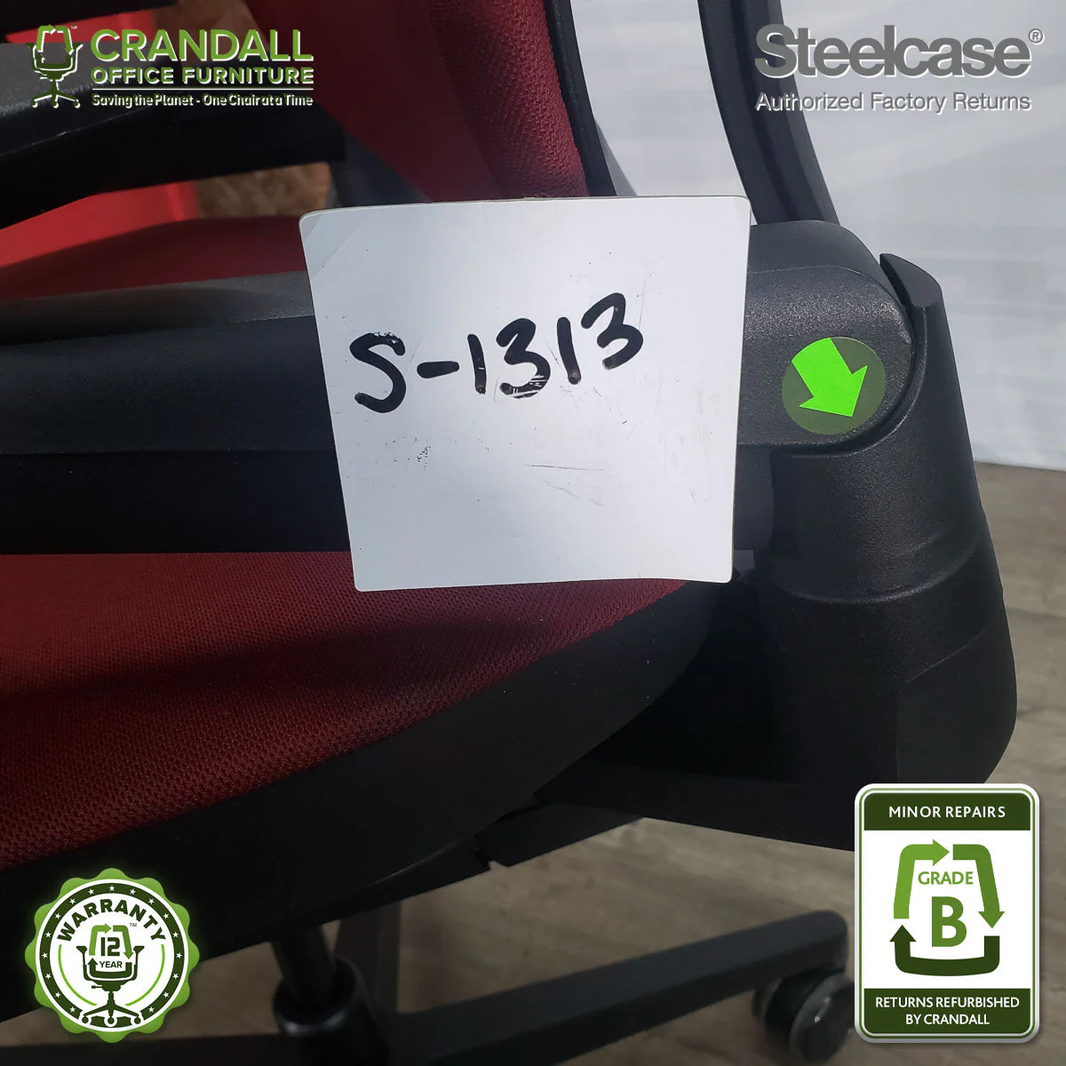 S-1313 - Steelcase Gesture - Grade B - Image 3