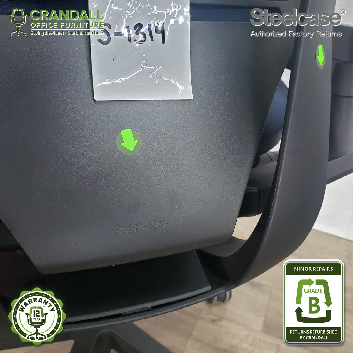 S-1314 - Steelcase Gesture - Grade B - Image 3