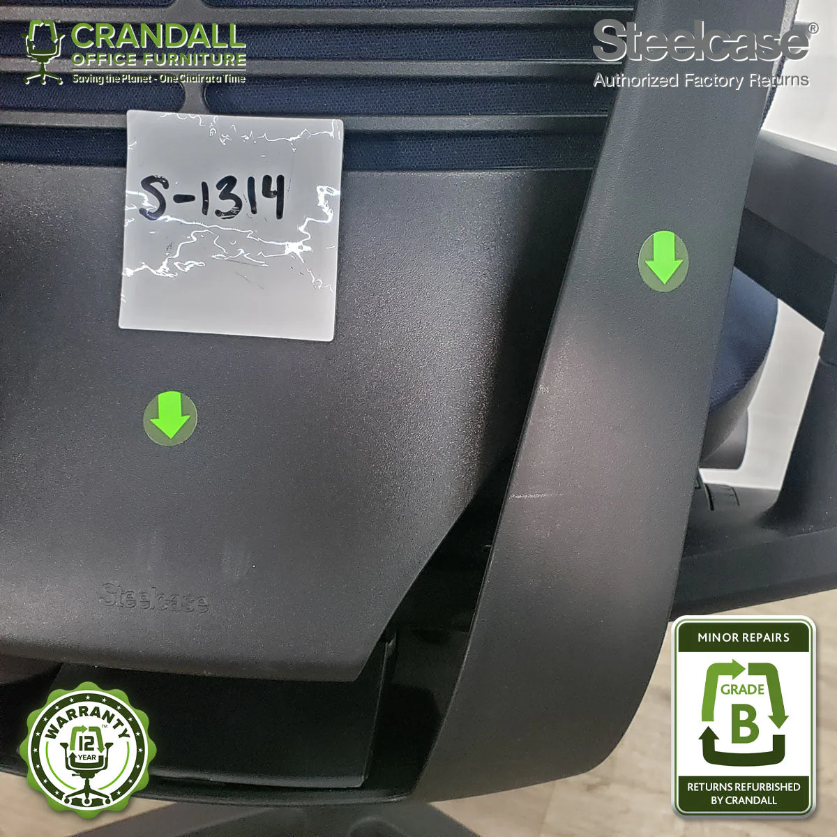 S-1314 - Steelcase Gesture - Grade B - Image 4