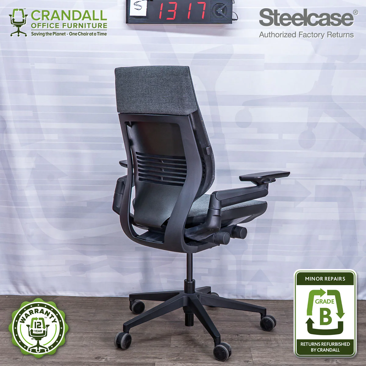 S-1317 - Steelcase Gesture - Grade B - Image 2