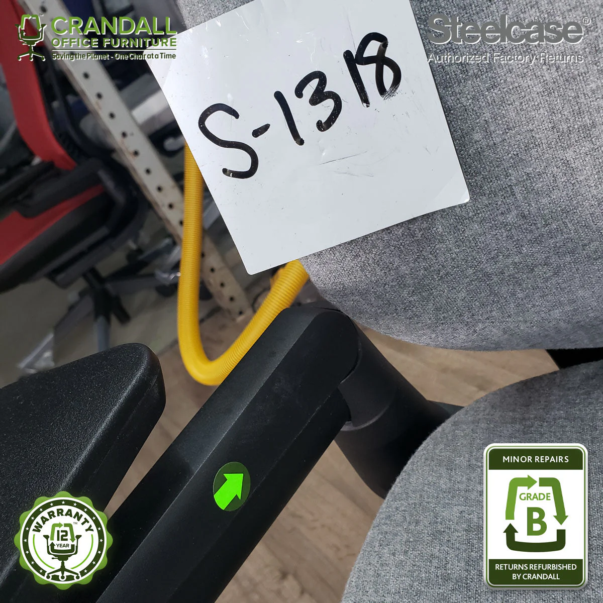 S-1318 - Steelcase Gesture - Grade B - Image 4