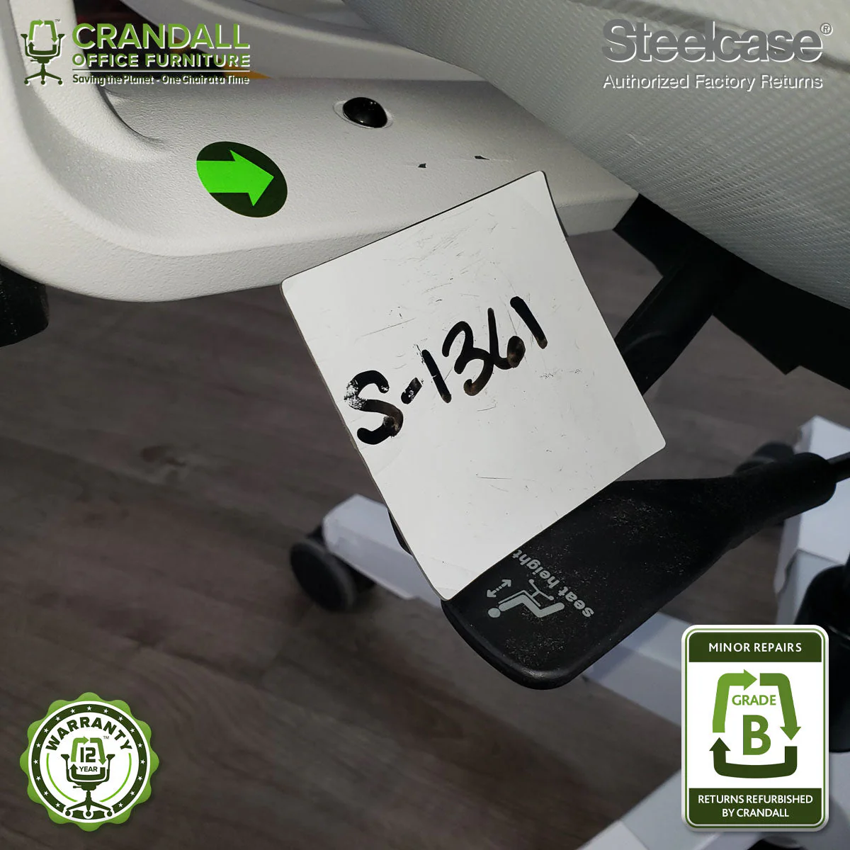 S-1361 - Steelcase Amia - Grade B - Image 3