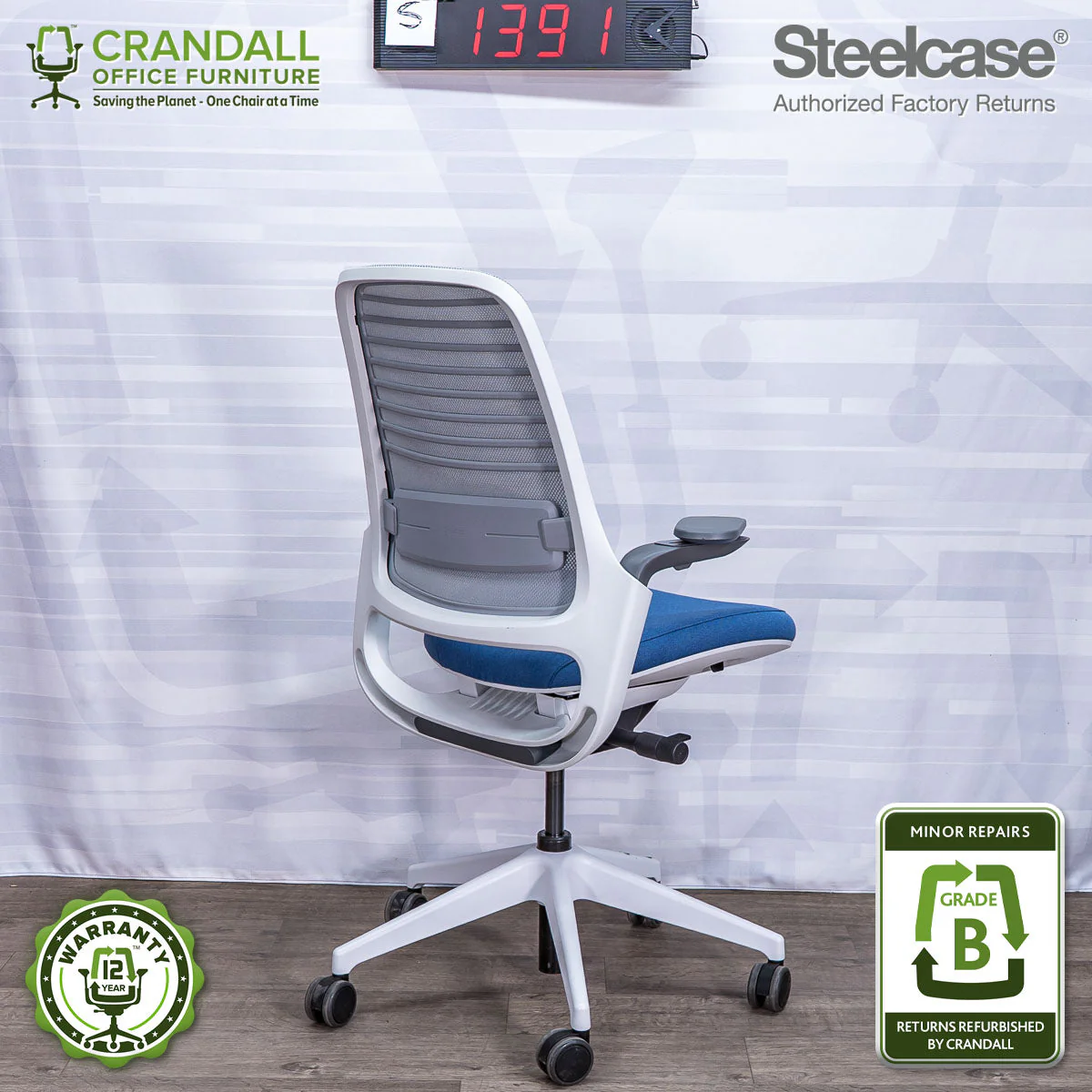 S-1391 - Steelcase Series 1 - Grade B - Image 2