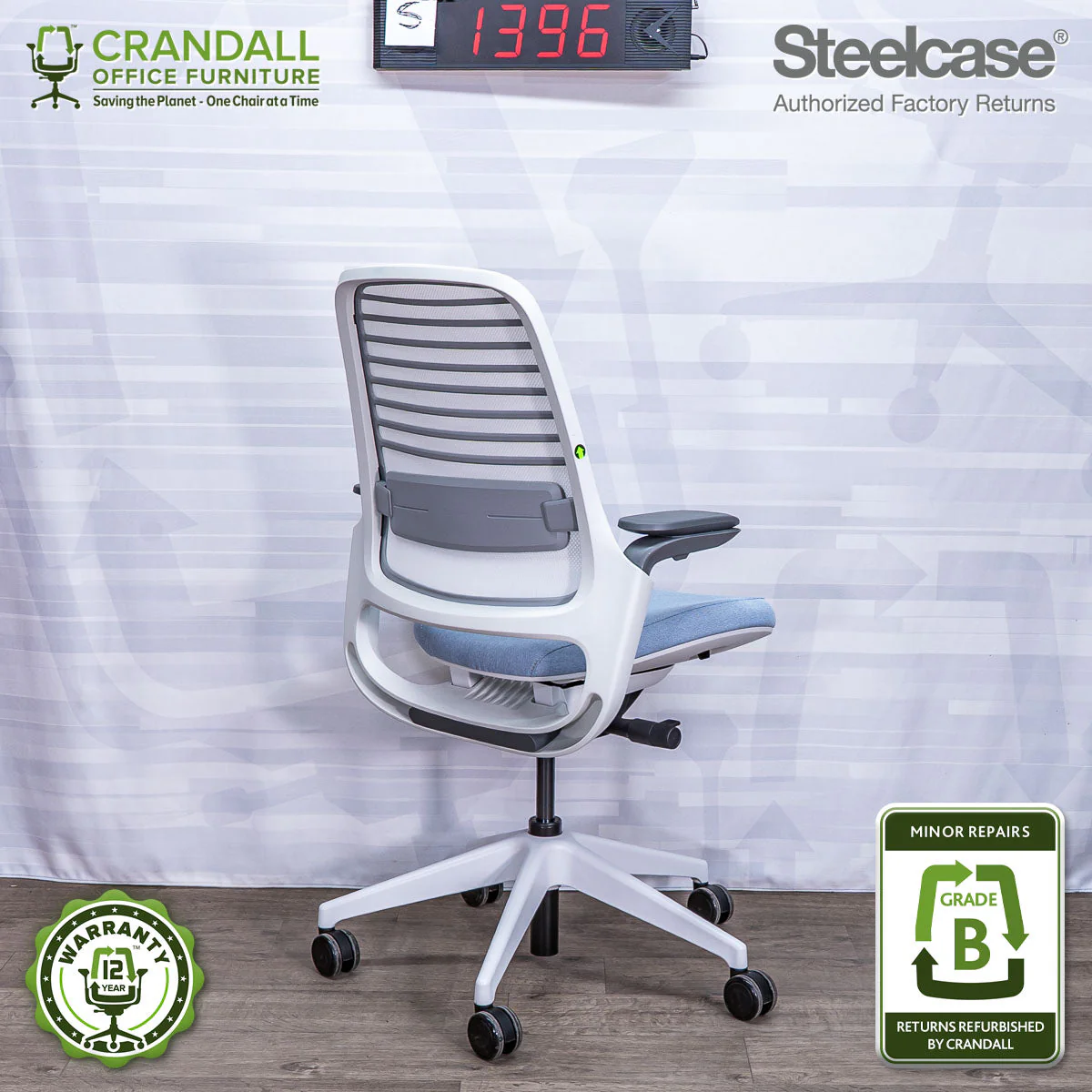 S-1396 - Steelcase Series 1  - Grade B - Image 2