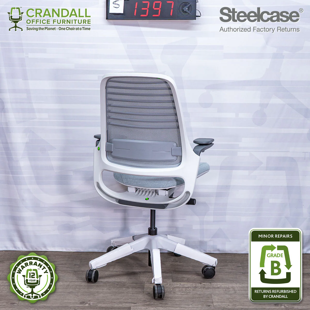 S-1397 - Steelcase Series 1  - Grade B - Image 2