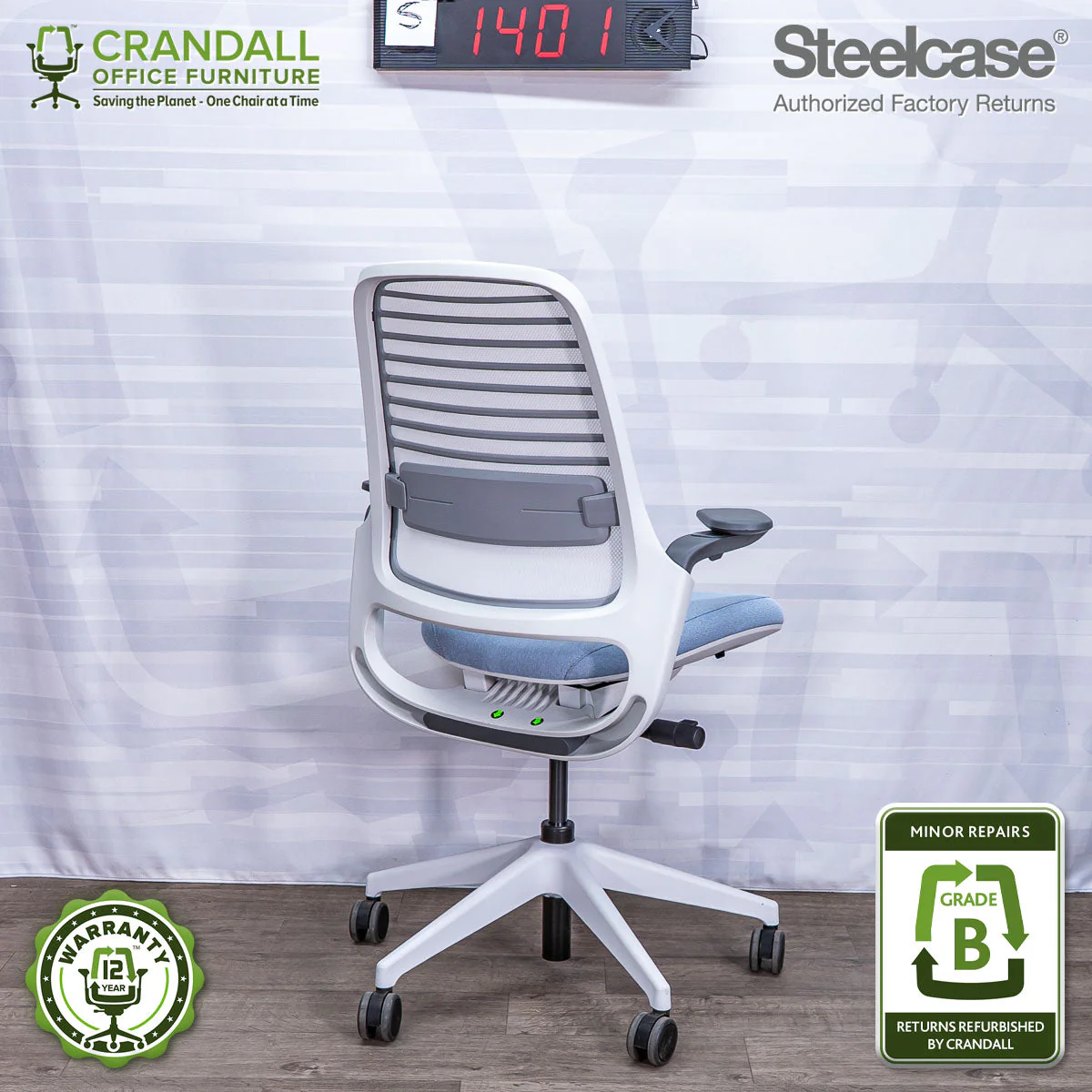S-1401 - Steelcase Series 1  - Grade B - Image 2