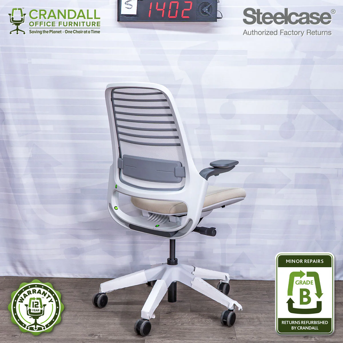 S-1402 - Steelcase Series 1  - Grade B - Image 2